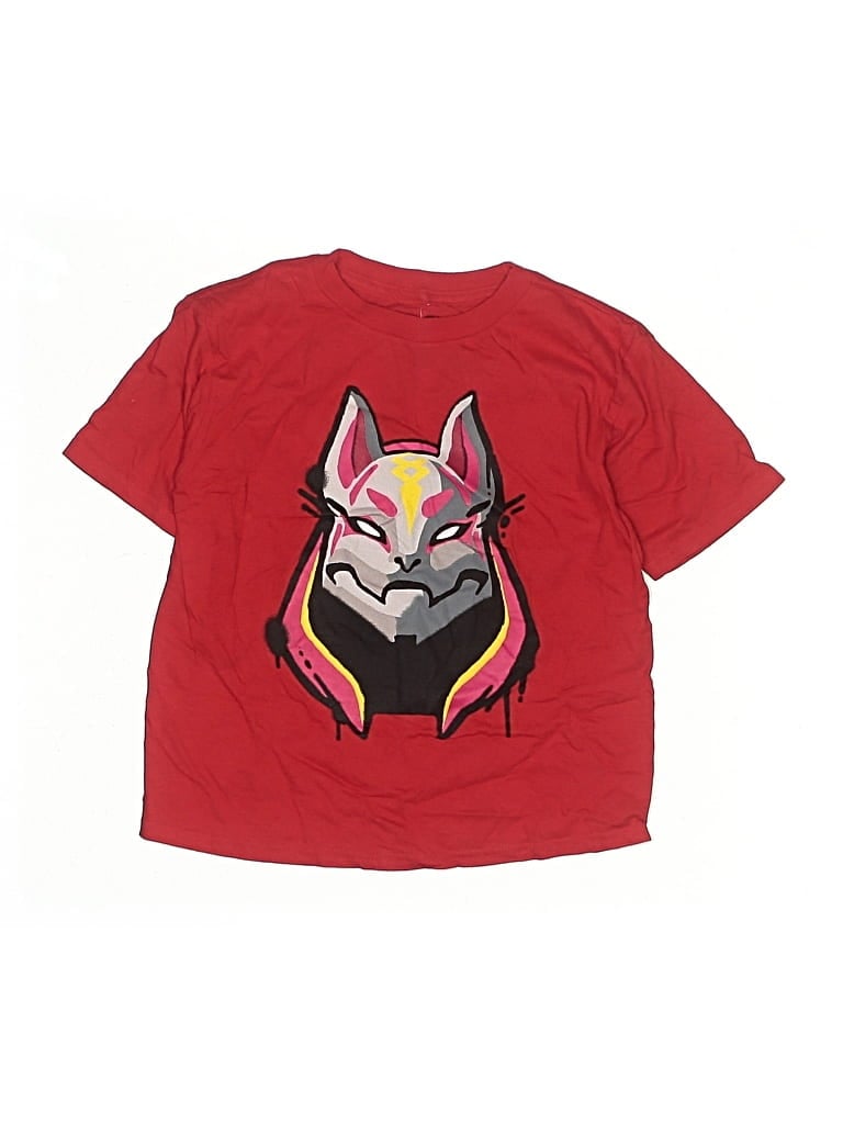 Pre-owned Fortnite Kids' Short Sleeve T-shirt In Red