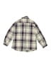 Bonpoint Plaid Gray Long Sleeve Button-Down Shirt Size 3 - photo 2
