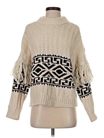 Aqua Pullover Sweater (view 1)