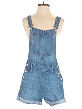 Madewell Adirondack Short Overalls in Denville Wash