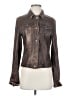 Unbranded 100% Leather Brown Jacket Size XS (estimated) - photo 1