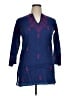 Roberta Roller Rabbit Blue 3/4 Sleeve Blouse Size 14 - photo 1