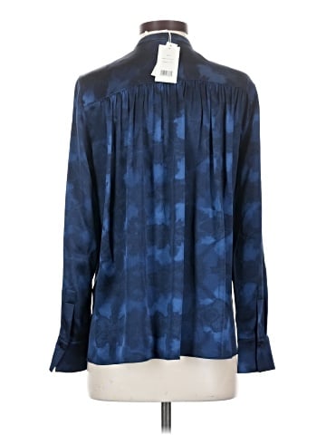 Vince. Long Sleeve Silk Top (view 2)