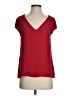 Parker 100% Silk Red Short Sleeve Top Size XS - photo 1