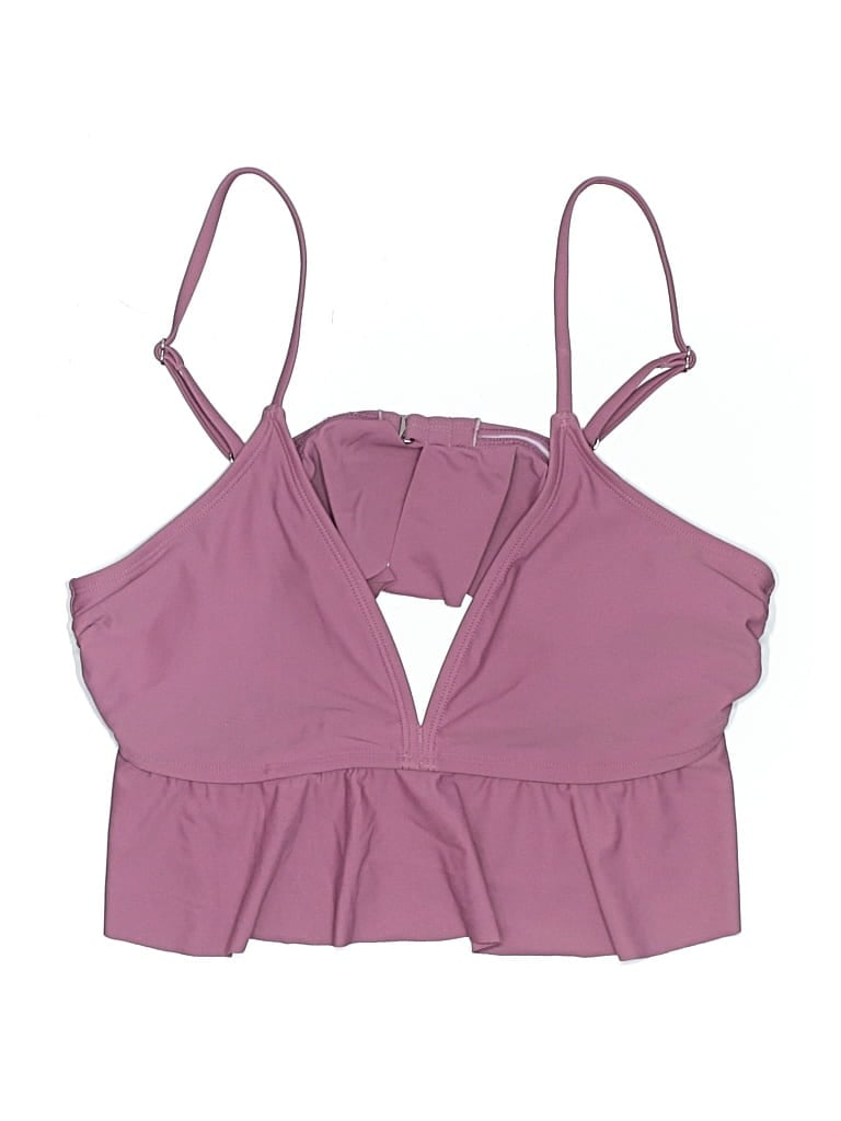 Pre-owned Cupshe Swimsuit Top Pink Swimwear