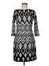 Nine West Argyle Black Casual Dress Size 6 - photo 1