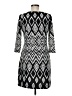 Nine West Argyle Black Casual Dress Size 6 - photo 2