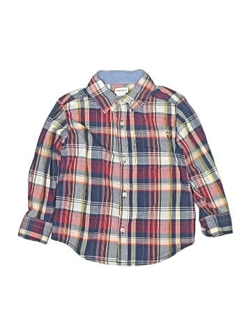 Carter's Long Sleeve Button-Down Shirt (view 1)