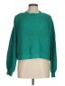 Honey Punch Solid Green Pullover Sweater Size M - photo 1