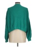Honey Punch Solid Green Pullover Sweater Size M - photo 2