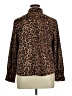 Talbots Animal Print Brown Long Sleeve Blouse Size XL Petite - photo 2
