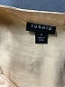Torrid Solid Ivory Sleeveless Button-Down Shirt Size 1X Plus (1) - photo 7