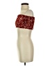 Unbranded Burgundy Short Sleeve Top Size S - photo 5
