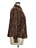 Talbots Animal Print Brown Long Sleeve Blouse Size XL Petite - photo 4