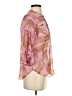 CAbi 100% Polyester Animal Print Pink 3/4 Sleeve Blouse Size XS - photo 4