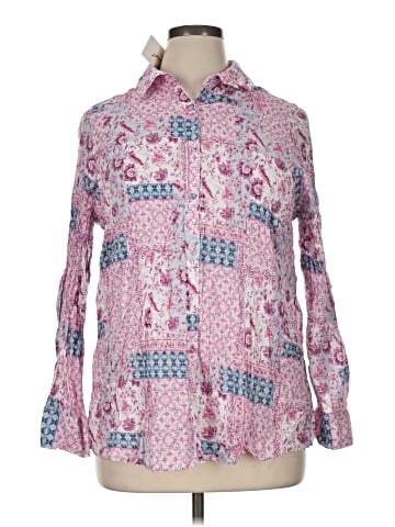Foxcroft Long Sleeve Button-Down Shirt (view 1)