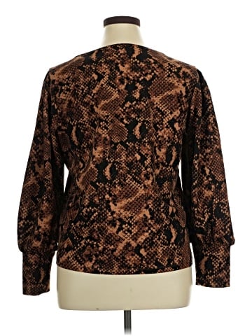 Ann Taylor Factory Long Sleeve Blouse (view 2)