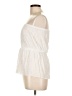 Shein 100% Polyester Ivory Sleeveless Blouse Size L - photo 5