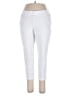 Purejill Solid White Active Pants Size L - photo 1