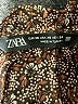 Zara Animal Print Brown Casual Dress Size XS - photo 7