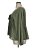 Shein Curve 100% Polyester Green Long Sleeve Blouse Size 16 Plus (2) - photo 5