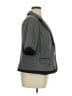 NY Collection Chevron-herringbone Gray Blazer Size 1X - photo 4