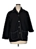 Cricket Lane Black 3/4 Sleeve Button-Down Shirt Size 1X (estimated) - photo 1