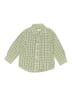 The Children's Place Checkered-gingham Green Long Sleeve Button-Down Shirt Size 3T - photo 1