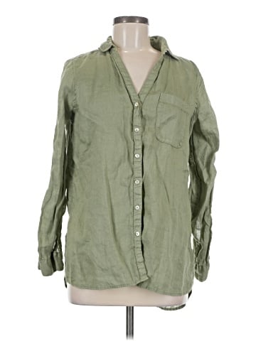 Sigrid Olsen Long Sleeve Button-Down Shirt (view 1)