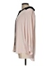 AB Studio 100% Polyester Color Block Tan Long Sleeve Blouse Size L - photo 5