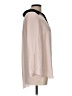 AB Studio 100% Polyester Color Block Tan Long Sleeve Blouse Size L - photo 4