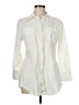 CAbi 100% Cotton Ivory Long Sleeve Button-Down Shirt Size M - photo 1