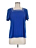 TanJay 100% Polyester Blue Short Sleeve Top Size M - photo 1