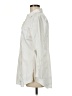 CAbi 100% Cotton Ivory Long Sleeve Button-Down Shirt Size M - photo 5