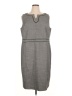 Talbots Tweed Gray Casual Dress Size 16 - photo 1