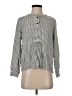 Madewell Houndstooth Gray Long Sleeve Blouse Size S - photo 1