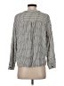 Madewell Houndstooth Gray Long Sleeve Blouse Size S - photo 2