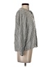 Madewell Houndstooth Gray Long Sleeve Blouse Size S - photo 4
