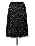 Notations 100% Polyester Stars Black Casual Skirt Size M - photo 2