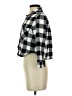 Forever 21 Checkered-gingham Black 3/4 Sleeve Button-Down Shirt Size S - photo 5