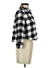 Forever 21 Checkered-gingham Black 3/4 Sleeve Button-Down Shirt Size S - photo 4