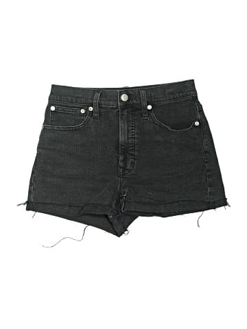 Madewell High-Rise Denim Shorts in Lunar Wash (view 1)