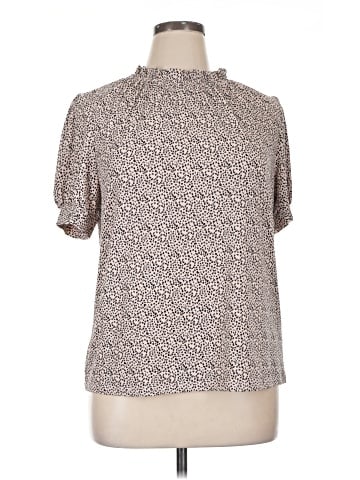 Adrianna Papell Short Sleeve Turtleneck (view 1)
