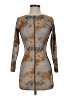 PrettyLittleThing Camo Brown Cocktail Dress Size 00 - photo 1