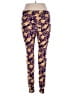 Lularoe Print Purple Leggings Size 1X (Tall & Curvy) - photo 2