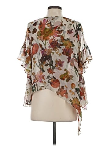 IRO 3/4 Sleeve Silk Top (view 2)