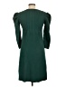 Unbranded Solid Green Casual Dress Size L - photo 2