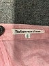 Reformation 100% Linen Pink Skort Size 0 - photo 3