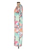 Unbranded Print Teal Cocktail Dress Size L - photo 5