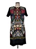 Zara Graphic Black Casual Dress Size M - photo 1